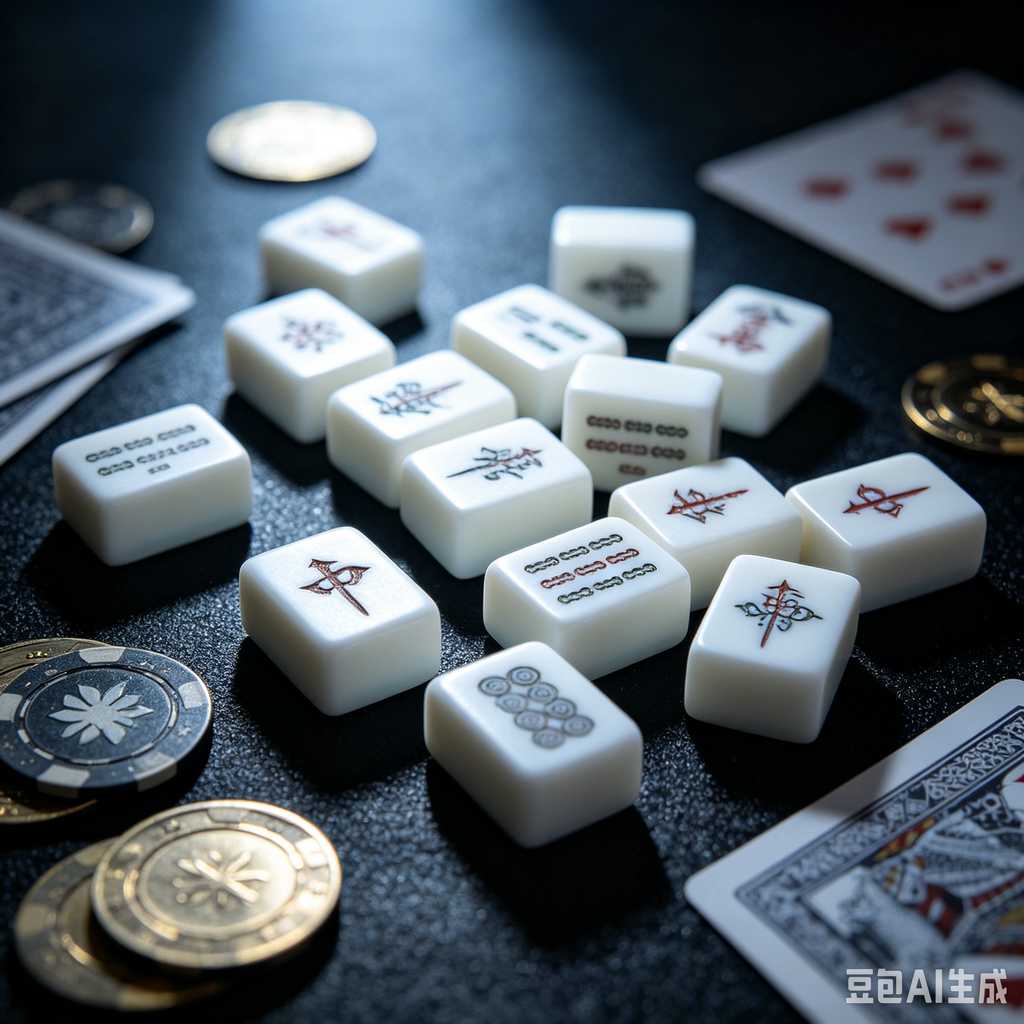 pink crystal mahjong set
